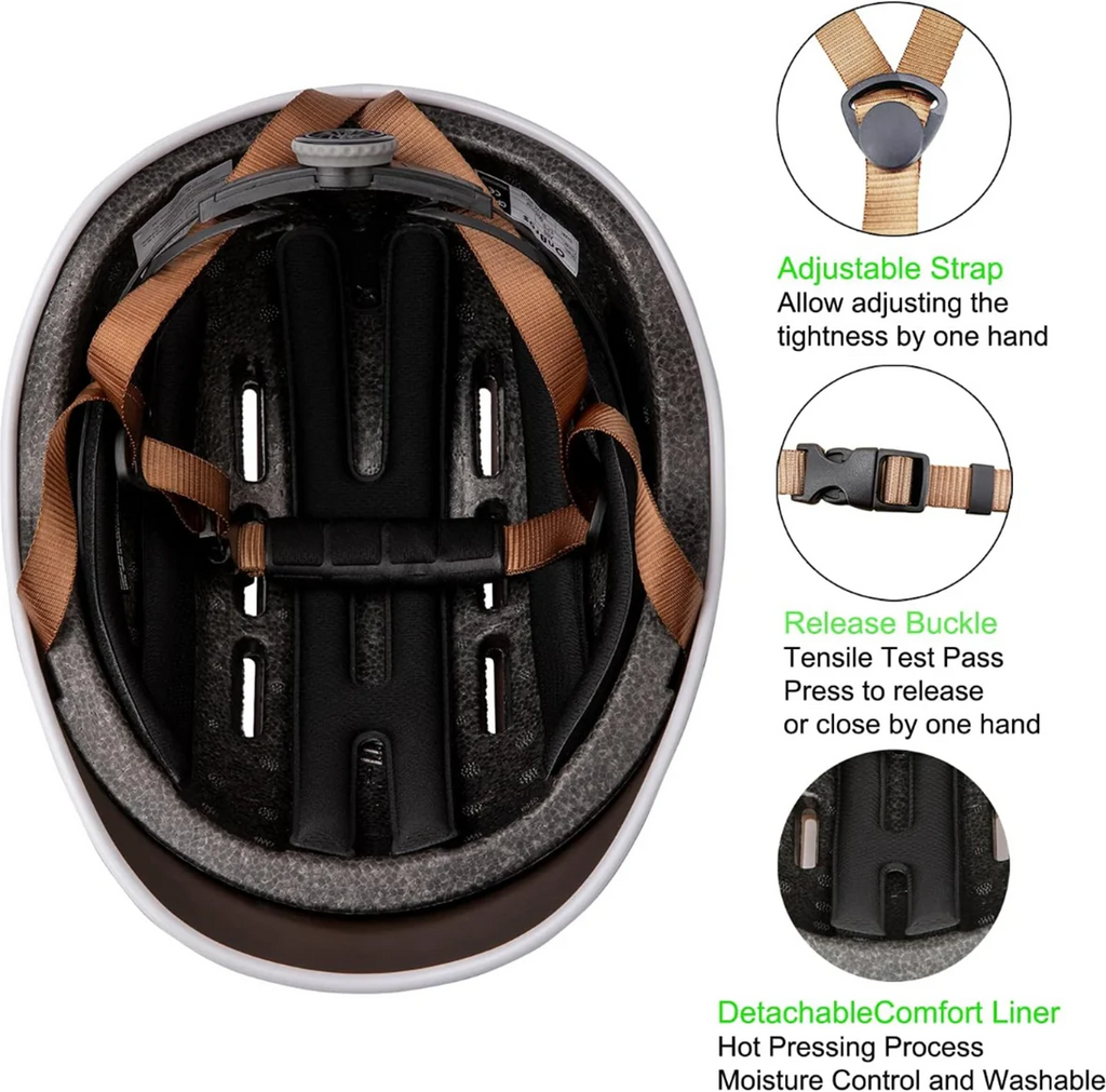 Rose Gold Adjustable Road Bike Helmet W6437