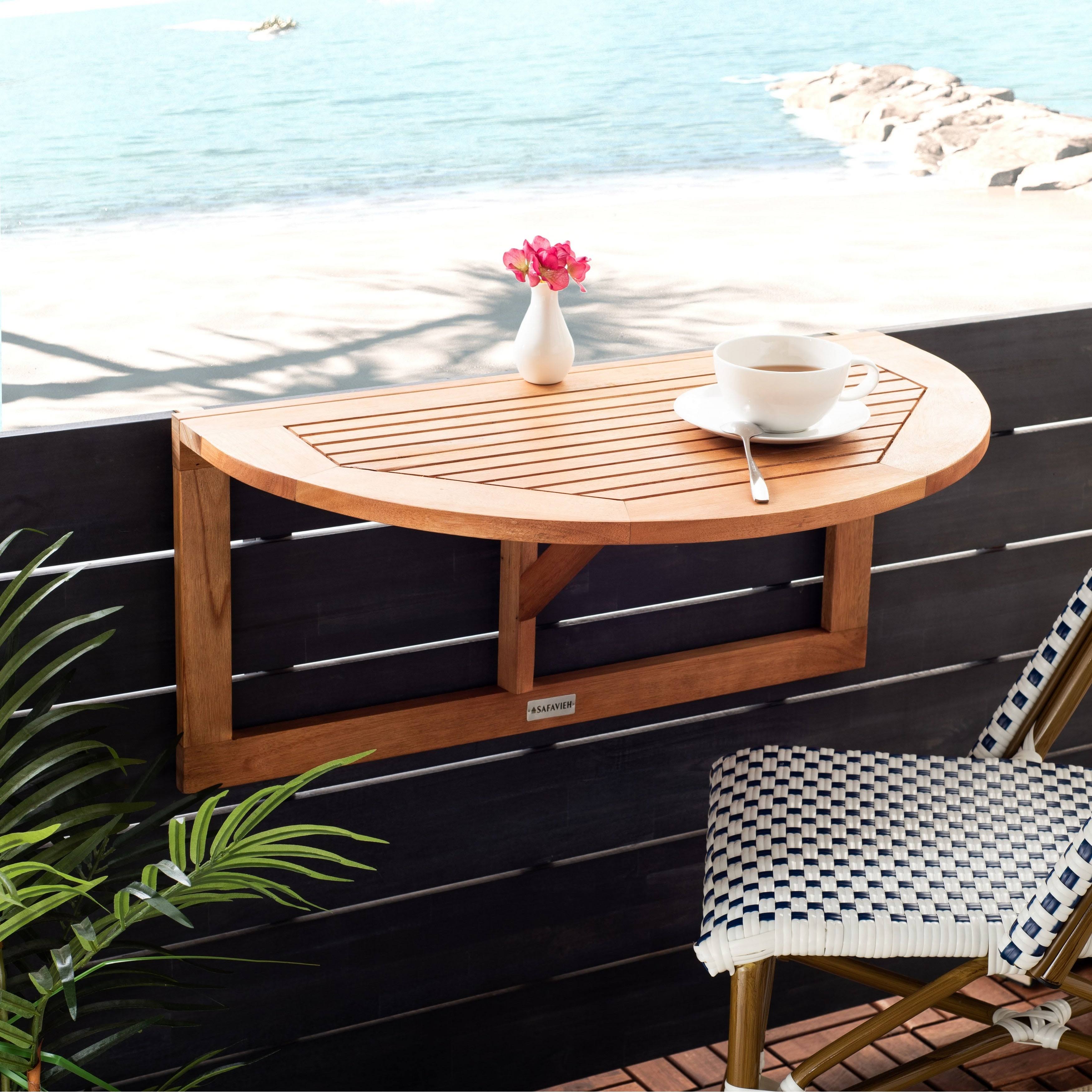 Natural Balcony Hanging Half Table J3706