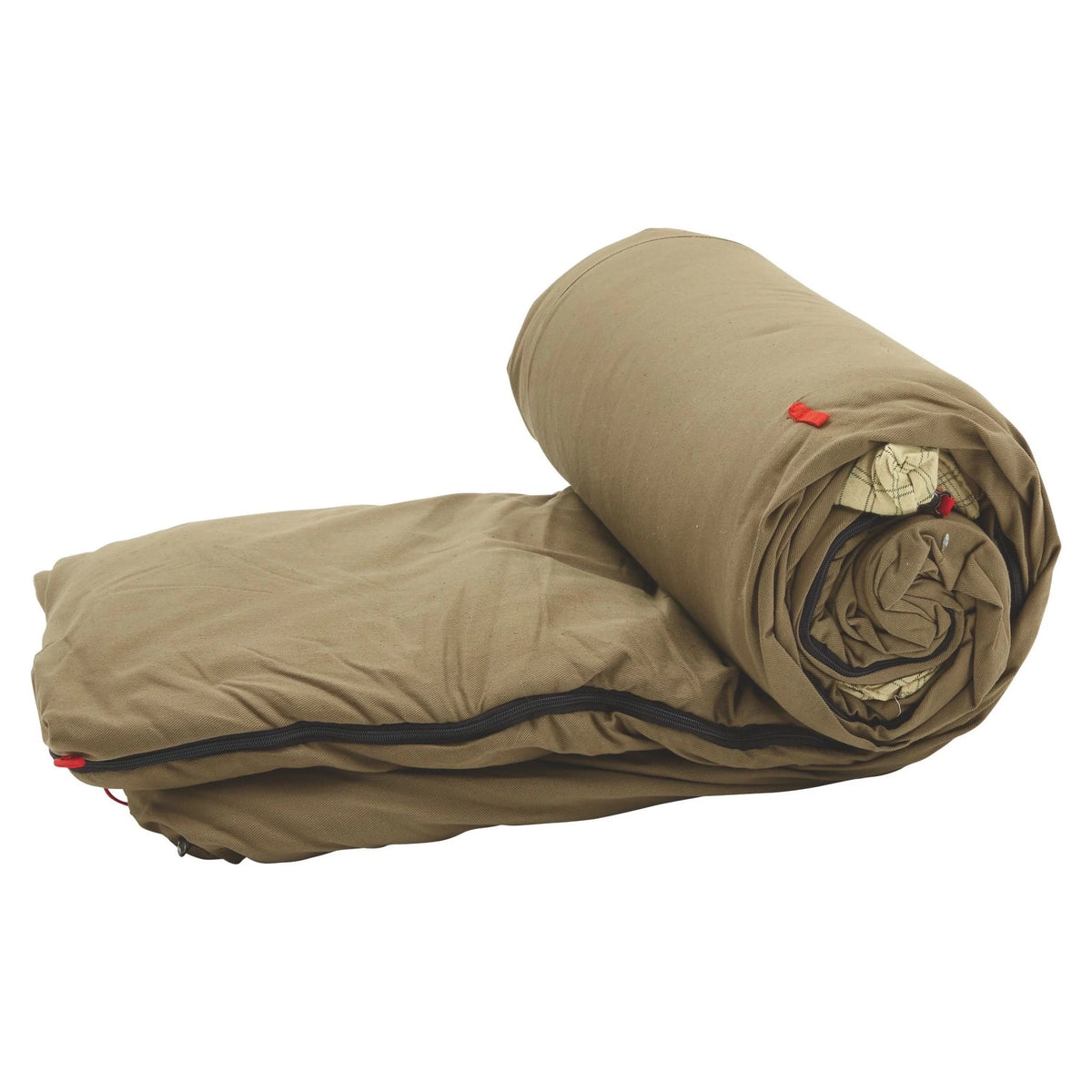 0-Degree Rectangular Sleeping Bag, Brown, 40"x84" N120505