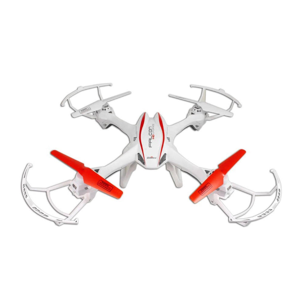 White 4-Channel 6 Axis UFO Drone RC Quadcopter with HD Camera J672440