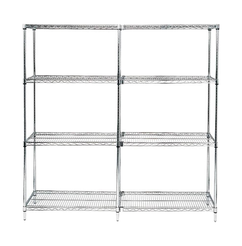 Chrome 4-Shelf Starter Unit S943510