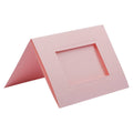 Baby Pink Foldover Cards with Photo Opening, 200 per Pack T86209