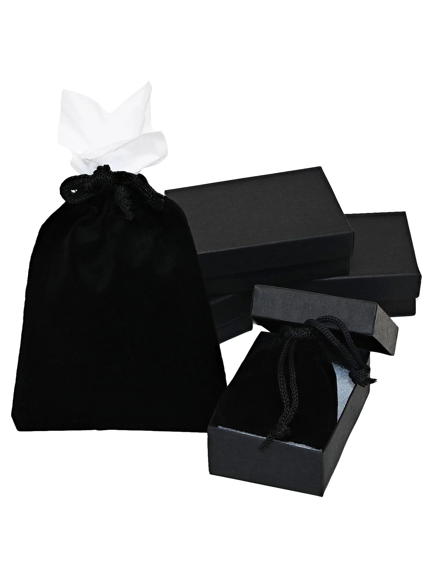 Black Diamond Stainless Steel Square Stud Earrings E210901