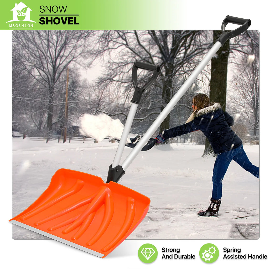 Orange 18 inch Snow Shovel T4714