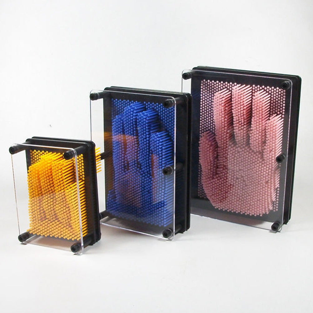 Medium Size Pink 3-Dimensional Pin Art Board Toy E8882