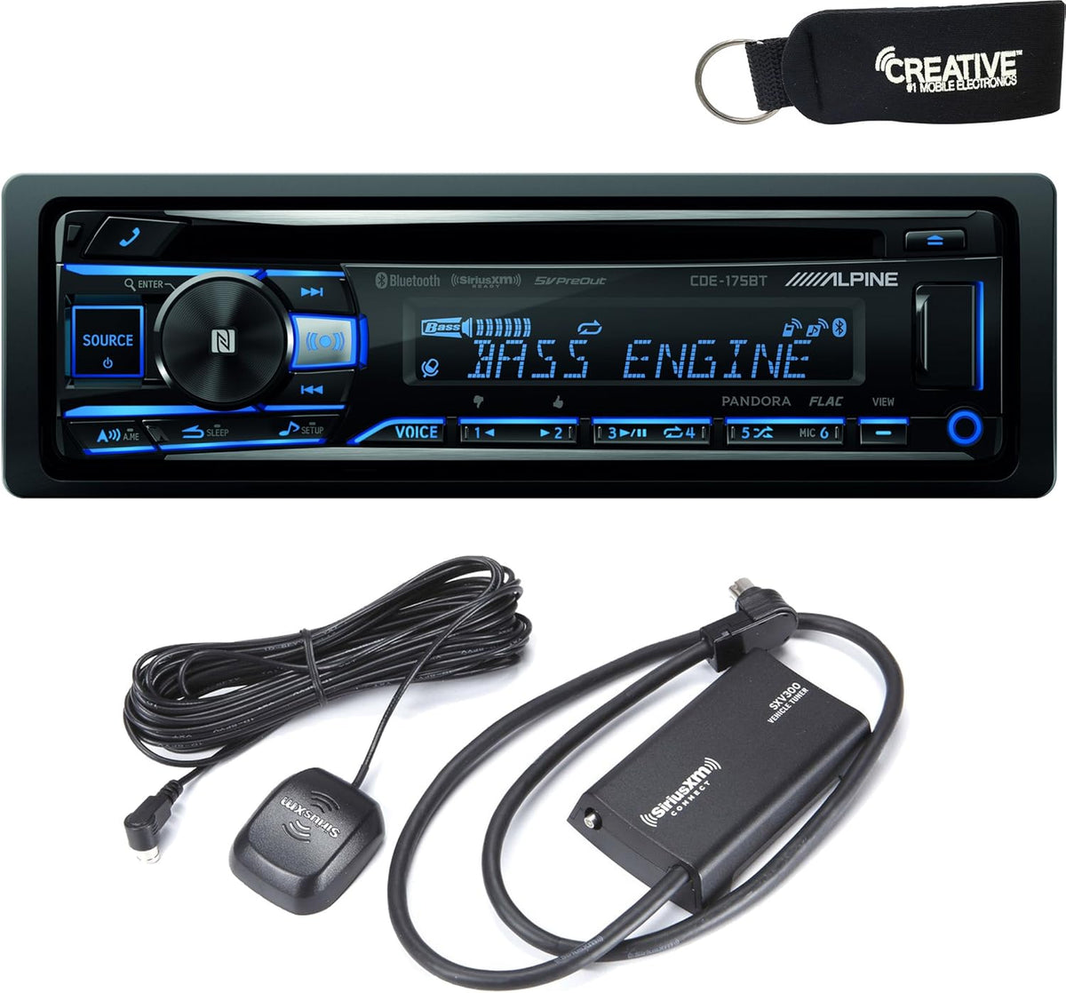 CD Receiver with Bluetooth Wireless Technology and Satellite Radio Tuner O301260