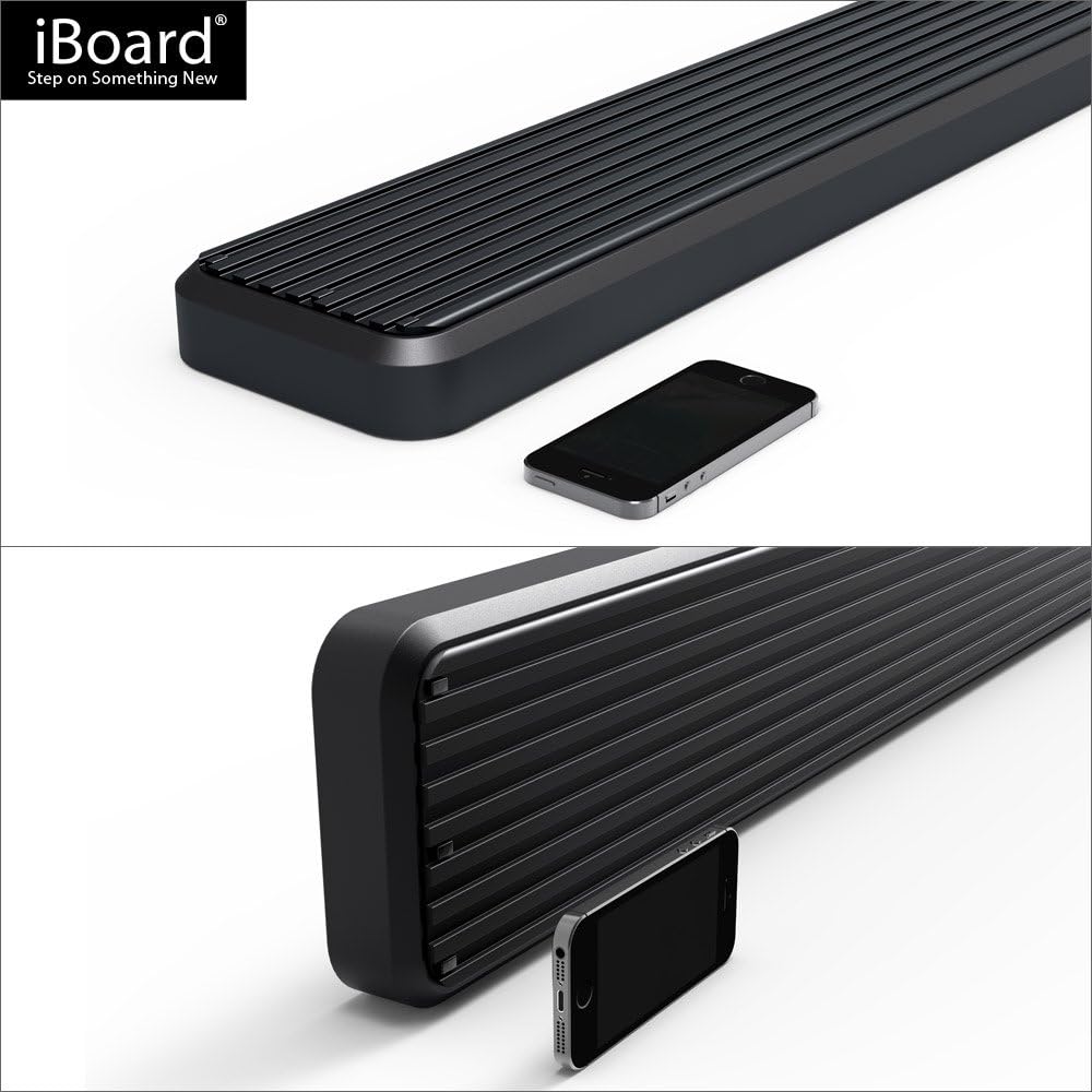 6in Black Running Boards X71733