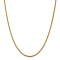 14kt Yellow Gold Diamond Cut Open Franco Chain 18 inch P65733