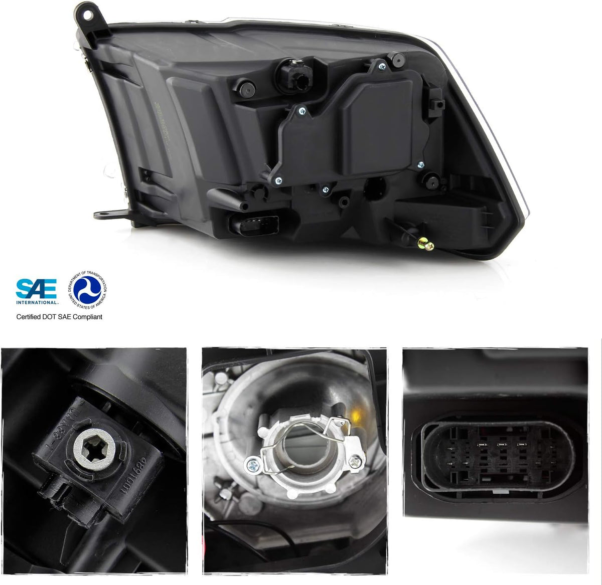 Projector Headlights with LED DRL T34118