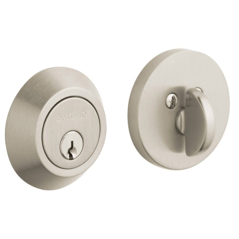 Satin Nickel Single Cylinder Deadbolt M346965