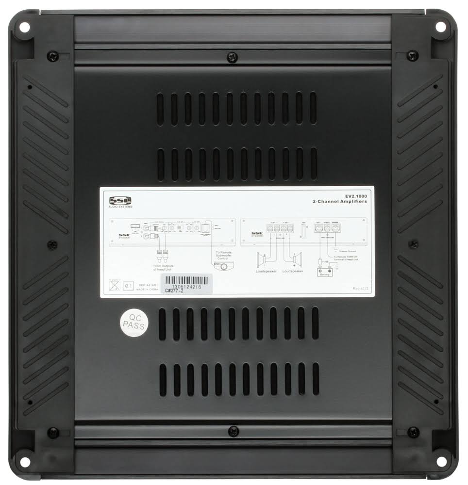 2-Channel Car Amplifier 1000W N8209