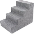 Gray 3-Step Pet Steps and Stairs with Foam, Pack of 2 P283153