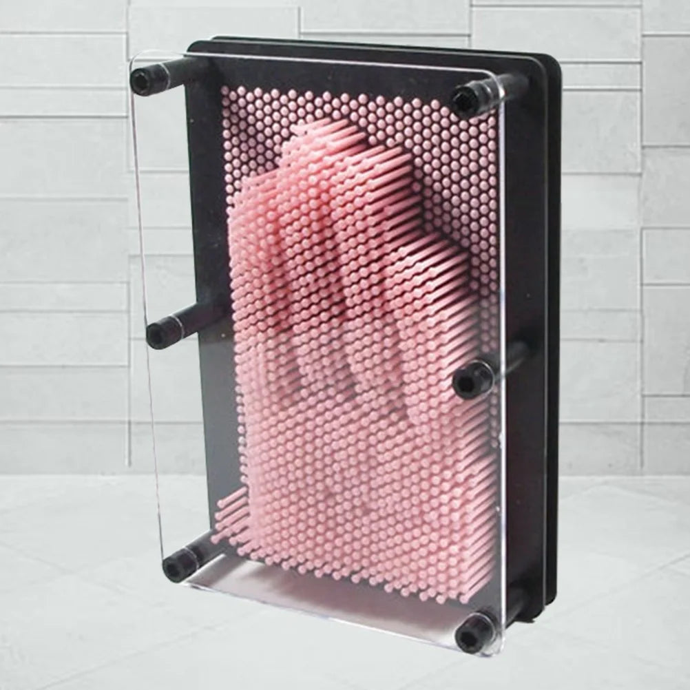 Medium Size Pink 3-Dimensional Pin Art Board Toy E8882