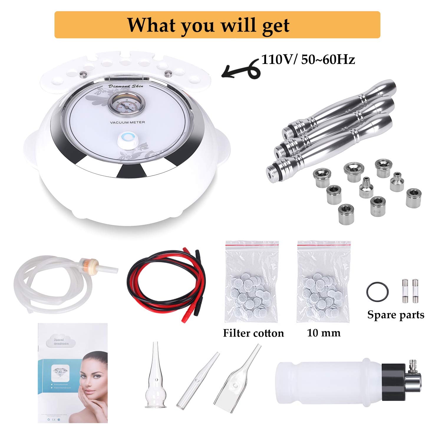 3-in-1 Diamond Facial Machine K9291