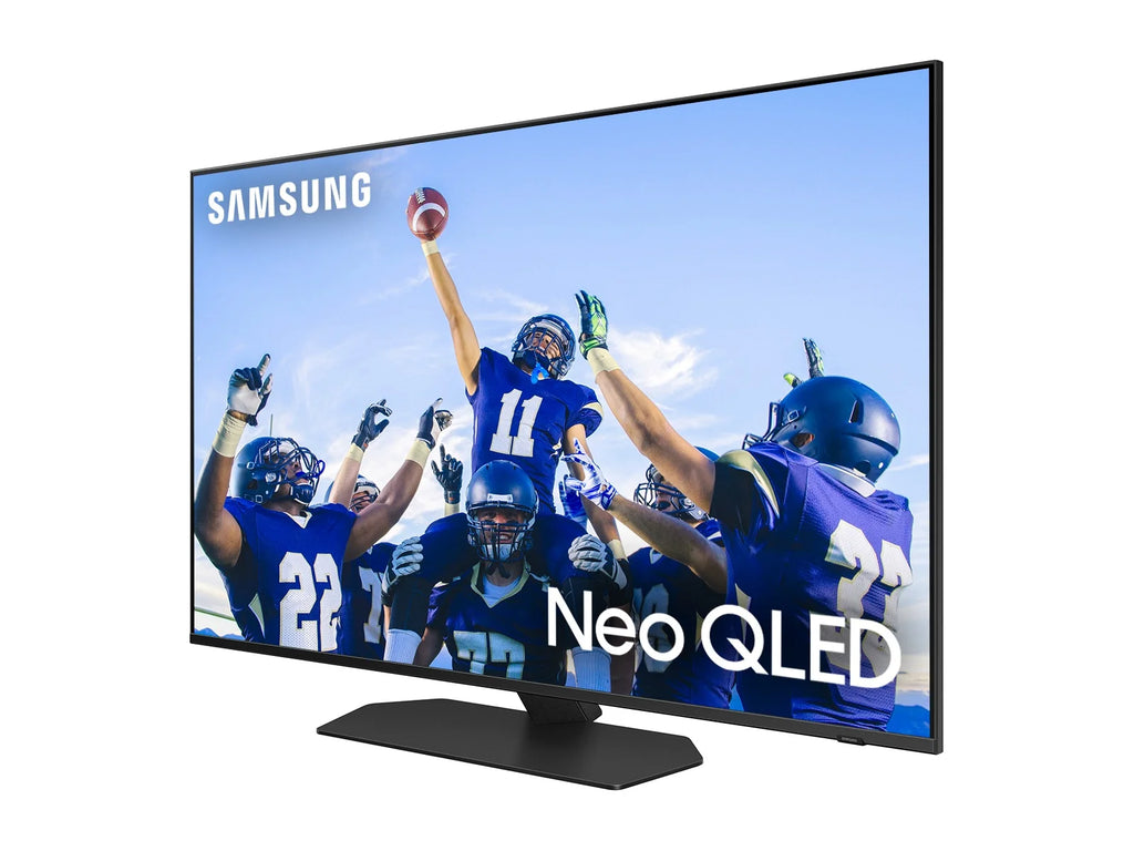 43 Inch Neo QLED Smart TV with 4K Upscaling and 3.1.2ch Soundbar with Subwoofer with Dolby Atmos O395