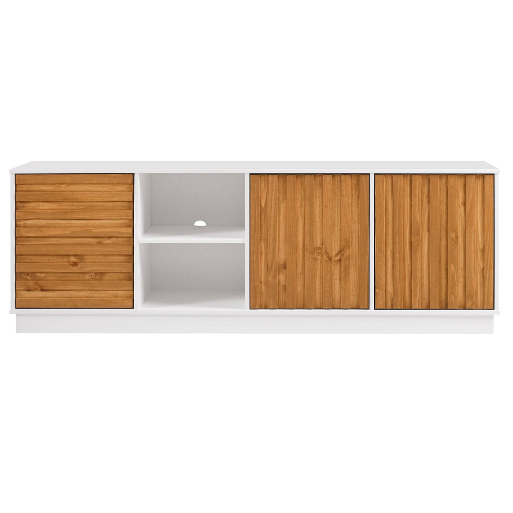 70-Inch Two-Tone 3-Door TV Console V51268