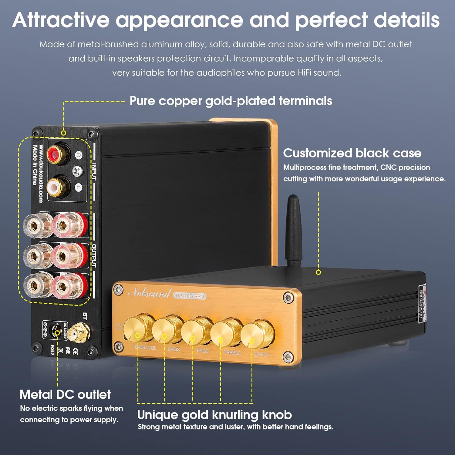 2.1 Channel Bluetooth Digital Amplifier J5514