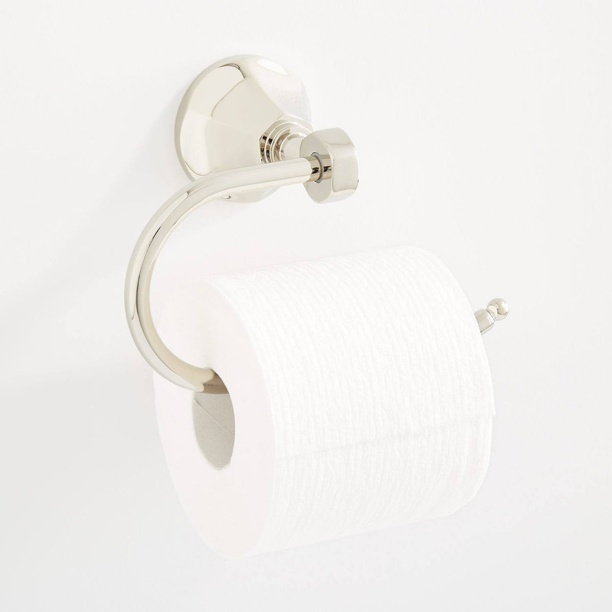 Polished Nickel Toilet Paper Holder I1334