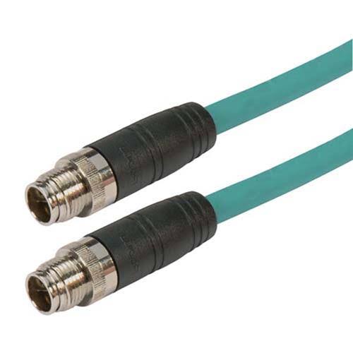 Category 6A M12 Double Shielded Industrial Cable Y6361