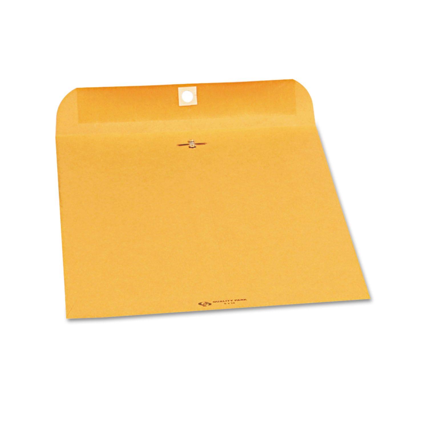 Brown Kraft Clasp Envelope, 9 x 12, 28lb, 250/Carton P88374