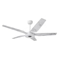 White Smart Ceiling Fan with Dimmable LED Light and Remote K88900