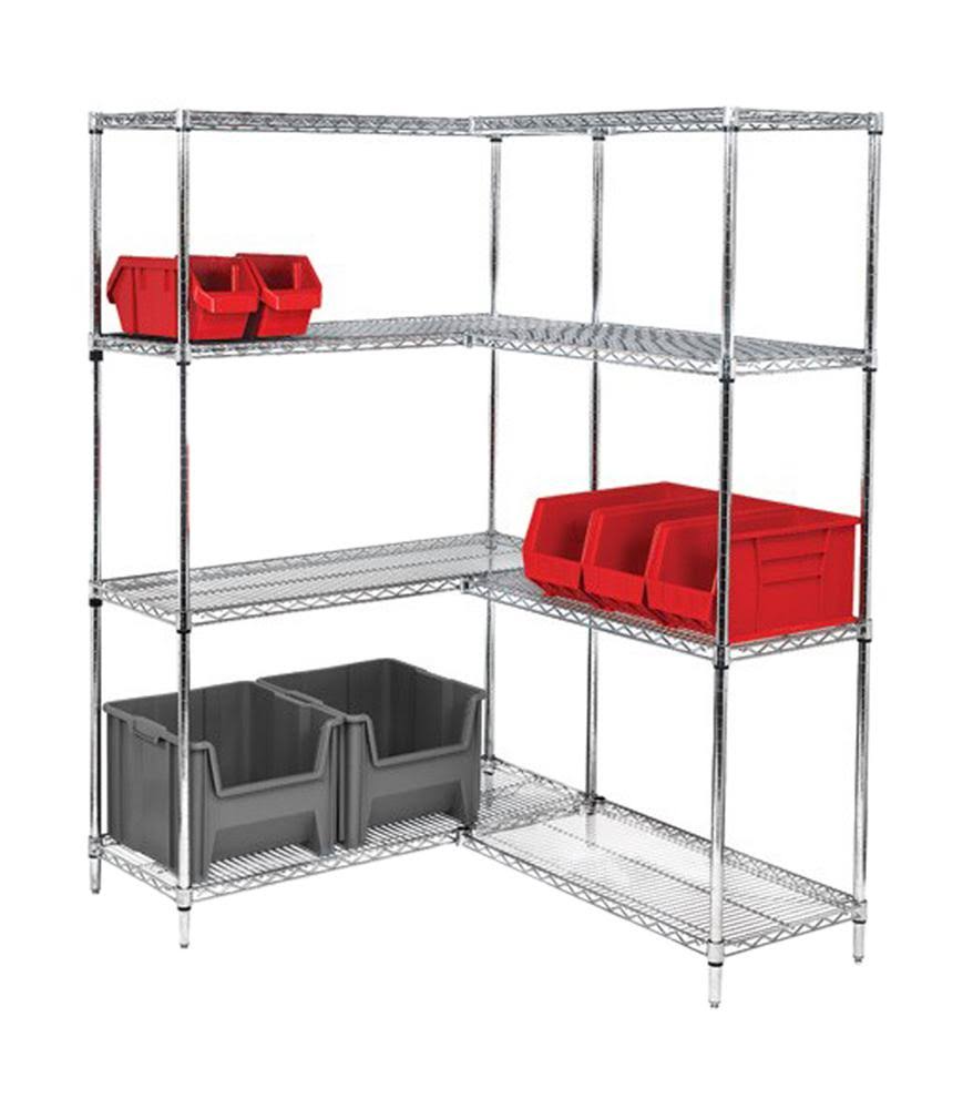 Chrome 4-Shelf Starter Unit S943510