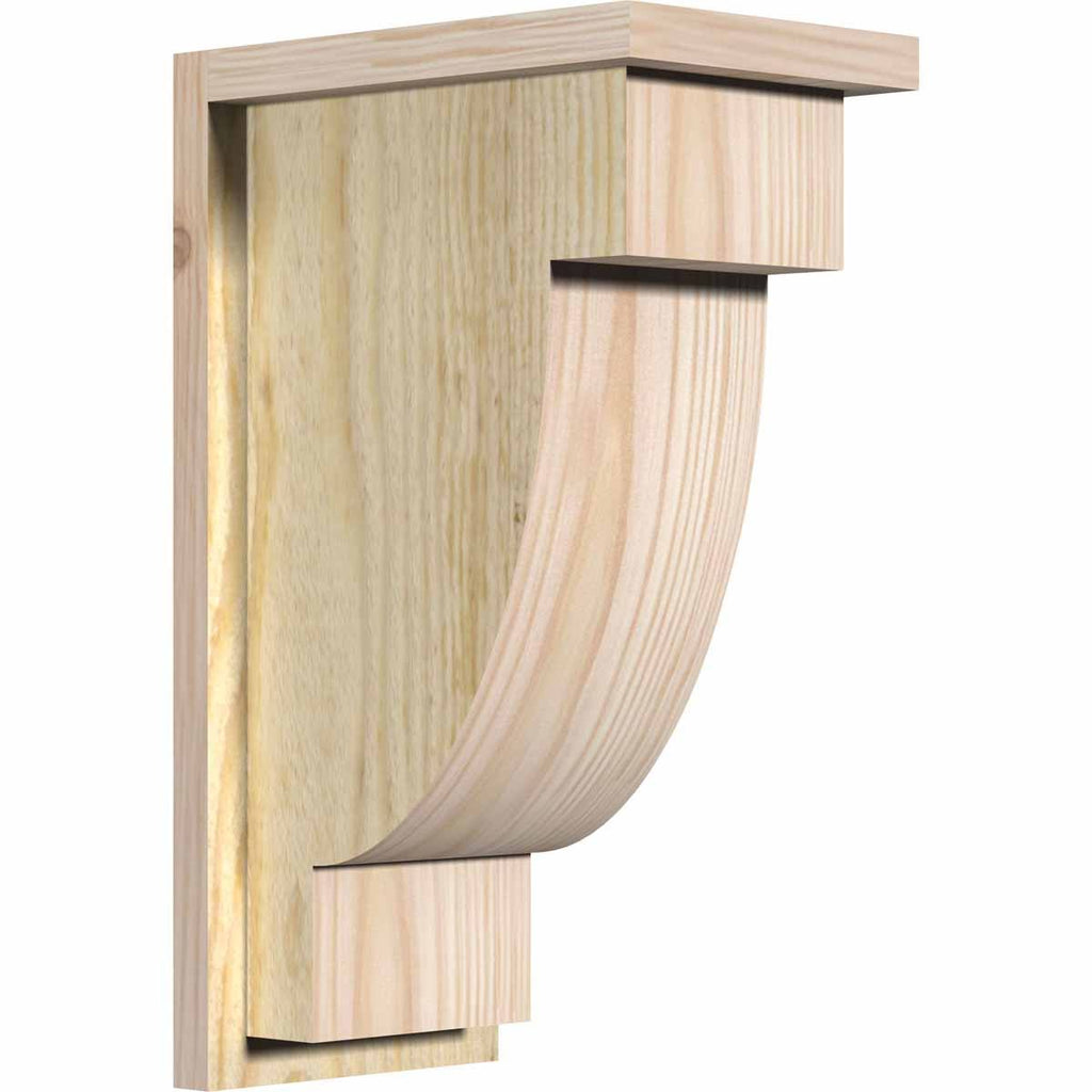 Alpine Rough Sawn Corbel with Backplate, Douglas Fir V53200