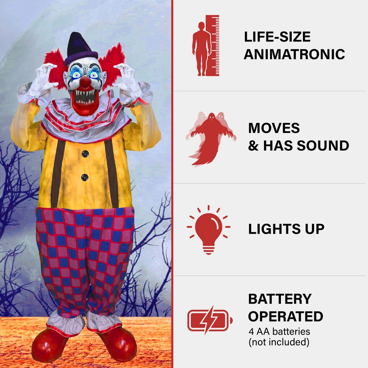 Phantom Animatronic with Lights and Sound K199