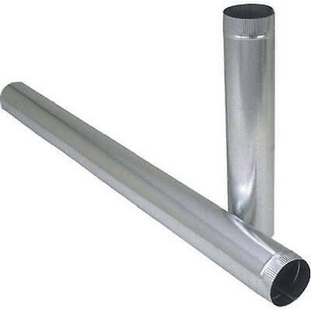 7 x 24-Inch Galvanized Round Pipe - Pack of 10 B79162