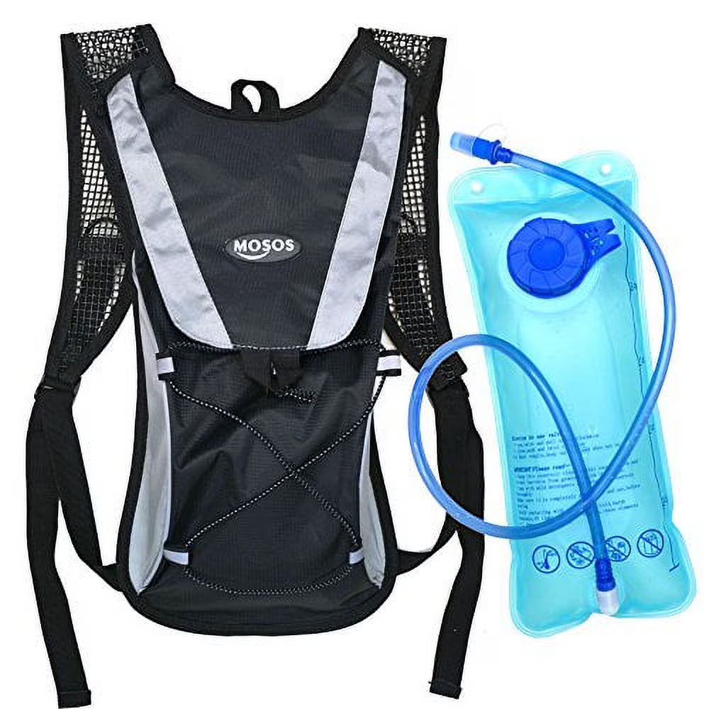 Black 2L Hydration Pack Water Backpack L645612