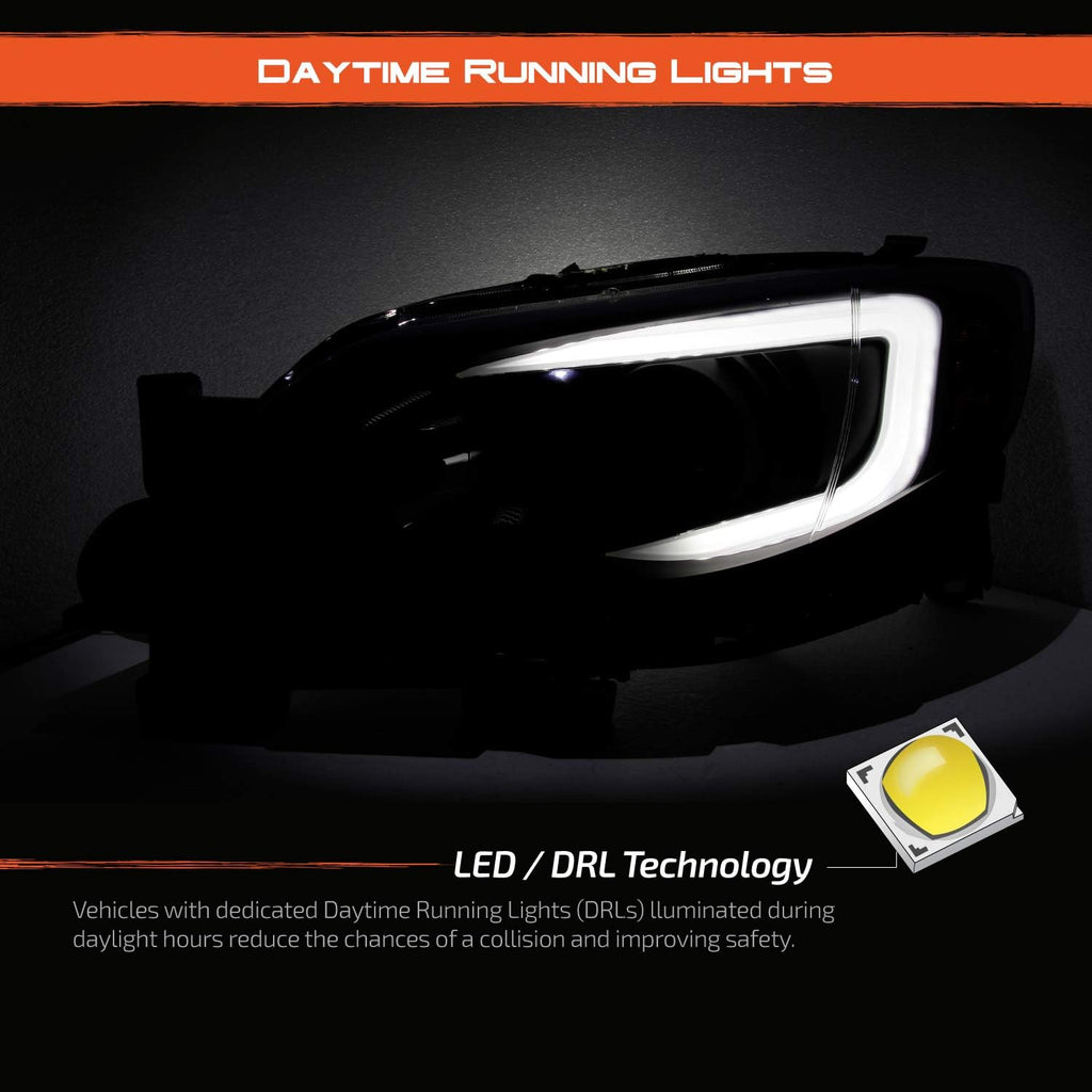 Black Projector Headlights L2463
