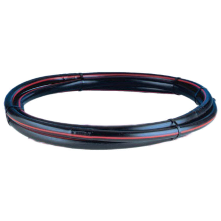 1/4x22 Dripline Coil (Black with Pink Stripe) O567